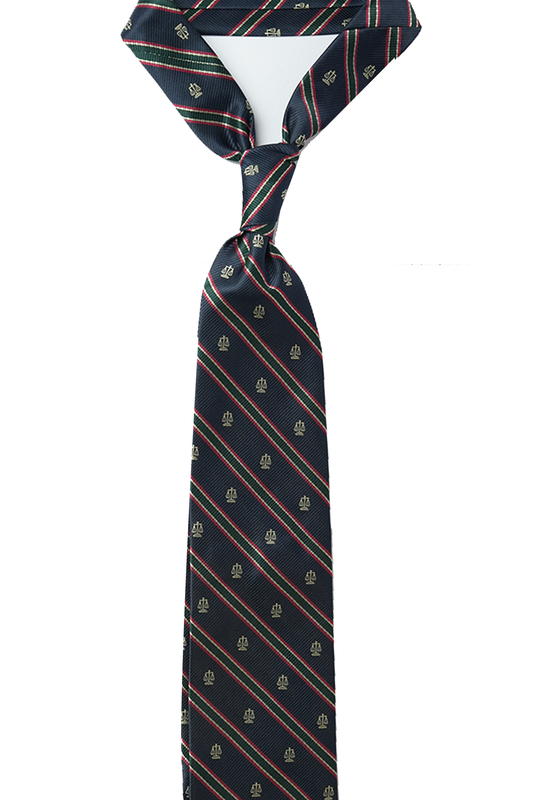 Scales Of Justice Navy Tie Set