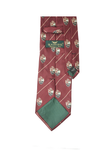 BH Maroon Striped Tie Set