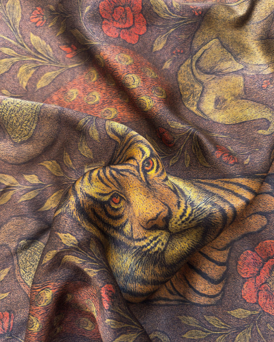 The Tiger Maharaja Pocket Square