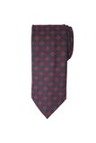 Maroon Navy Chess Cashmere Tie Set