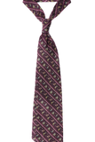 Wine Golfer Silk Tie Set