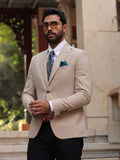 Dark Teal Geometric Tie Set