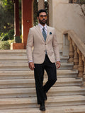 Dark Teal Geometric Tie Set