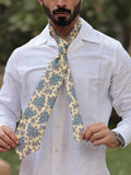 Aqua Butter Paisley Silk Tie Set
