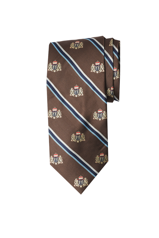 Coat Of Arms Brown Tie Set