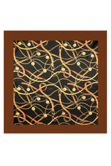 BH chained silk Pocket Square
