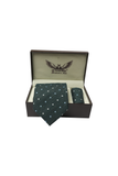 Forest Polka Cashmere Tie Set