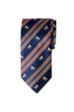 Regent Navy Equestrian Stripe Tie Set