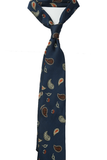 Persian Paisley Drop Navy Tie Set
