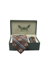 Coat Of Arms Brown Tie Set