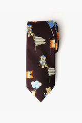 Piccolo Sailor Bear Silk Tie Set