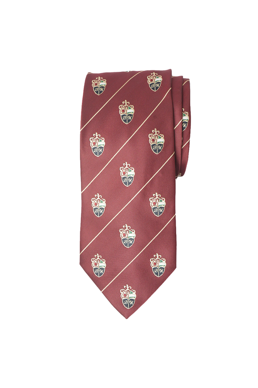 BH Maroon Striped Tie Set