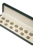 Antique Crystal Bloom Button Set ( Set 7 big and 6 small )