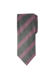Charcoal Diagonal Stripe Cashmere Tie Set