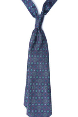 Aubergine Medallion Silk Tie Set