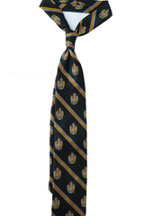 Imperial Black and Gold Stripe Tie Set