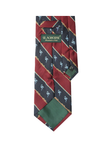 Maroon Flamingo Striped Tie Set