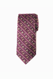 Wine Golfer Silk Tie Set