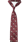 BH Maroon Striped Tie Set