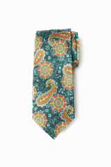 Teal FPM Silk Tie Set