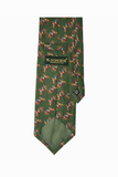 Green Polo Horses Twill Tie Set
