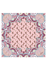 Soft Pink Equestrian Pocket Square