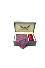 Ancient Medallion Silk Tie Set