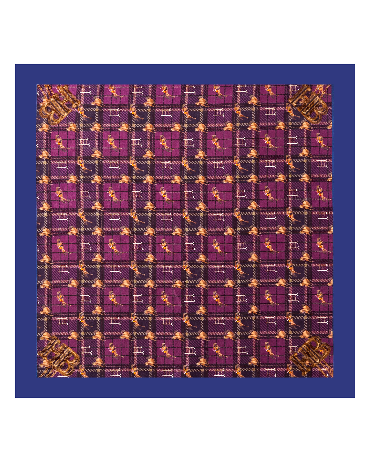 The Equestrian Court Pocket Square.