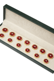 Crimson Facet Button Set ( Set 7 big and 6 small )