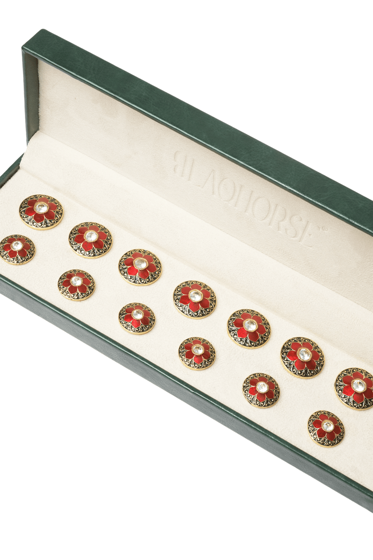 Rajputana Rosette Button Set ( Set 7 big and 6 small )