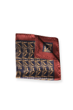 BH Leopard On Navy Pocket Square