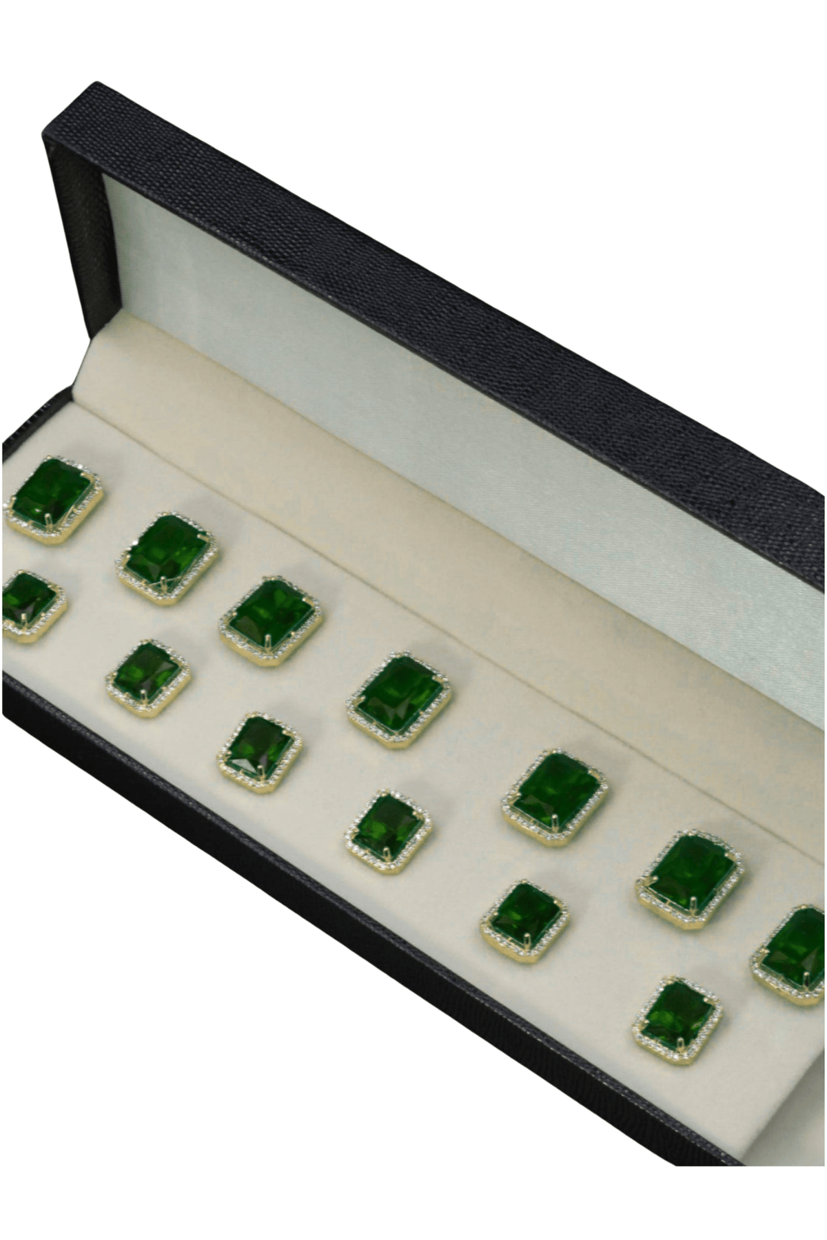 Emerald Green Button Set ( Set 7 big and 6 small )
