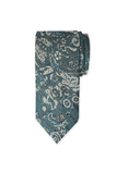 Teal Floral Cashmere Tie Set