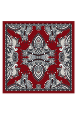 Crimson Dynasty Pocket Square