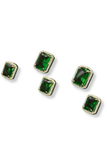 Emerald Green Button Set ( Set 7 big and 6 small )