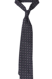 Purple Geometric Cashmere Tie Set