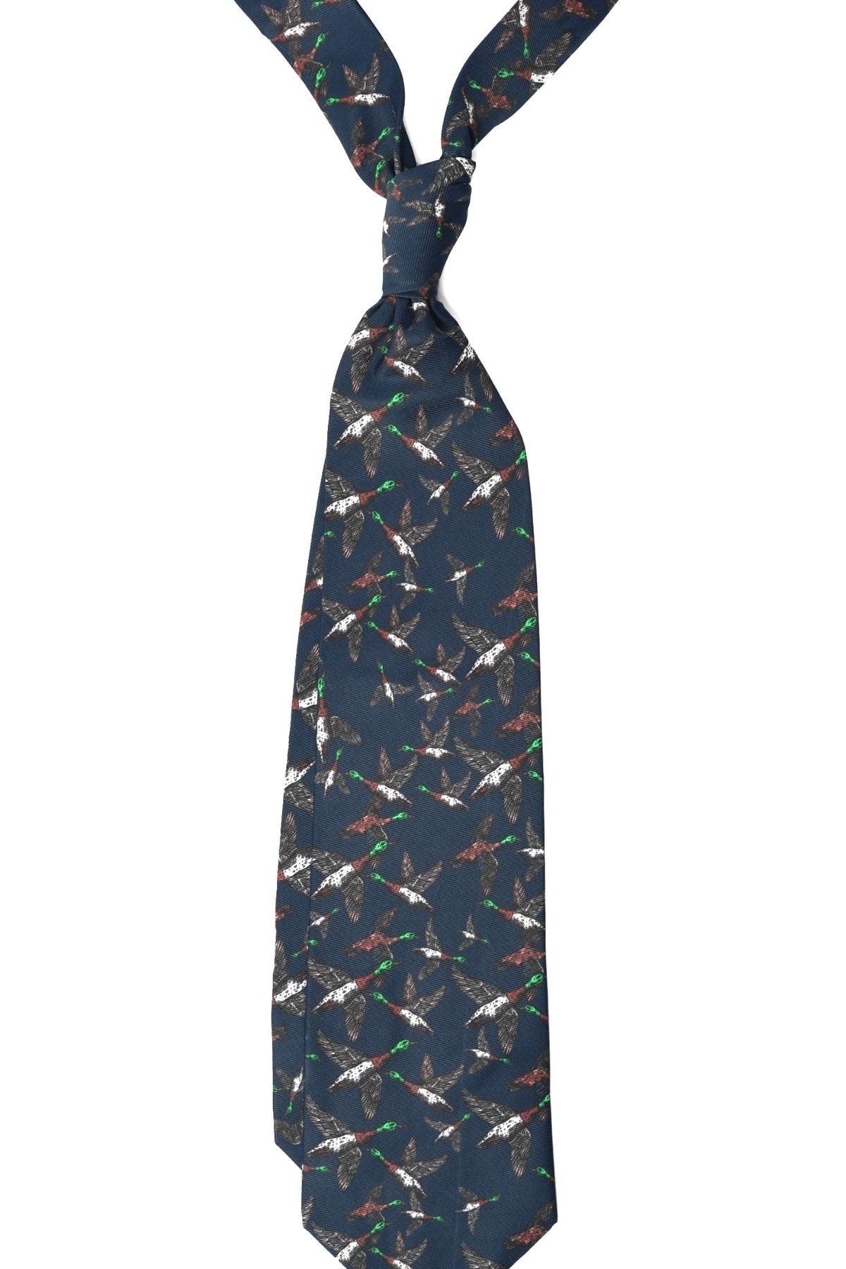 Flying Ducks Navy Twill Tie Set