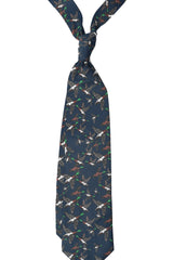 Flying Ducks Navy Twill Tie Set