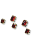 Ruby Red Button Set ( Set 7 big and 6 small )