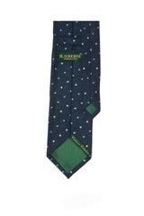 Navy Polka Cashmere Tie Set