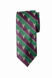 Antlered Green And Purple Tie Set