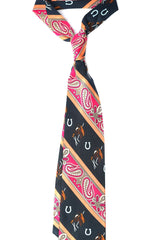 Heritage Horse Paisley Silk Tie Set
