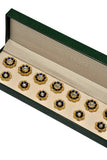 Artisan Sapphire Petal Button Set ( Set 7 big and 6 small )