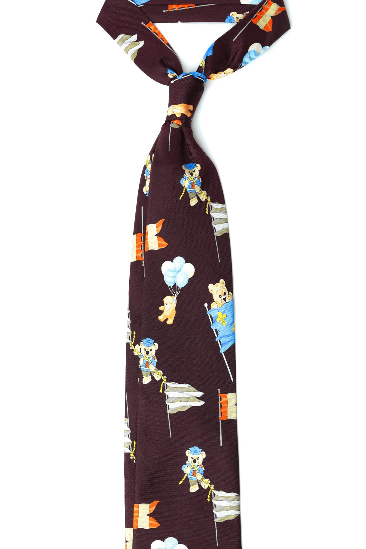 Piccolo Sailor Bear Silk Tie Set