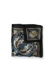 Azure Sultanate Pocket Square
