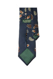 Persian Paisley Drop Navy Tie Set