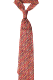 Tomato Striped Paisley Silk Tie Set