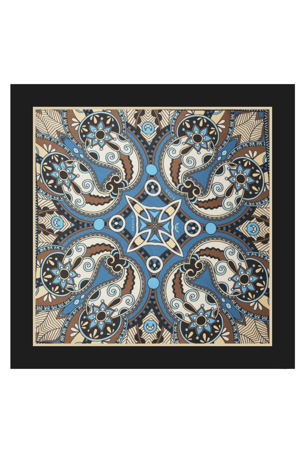 Azure Sultanate Pocket Square