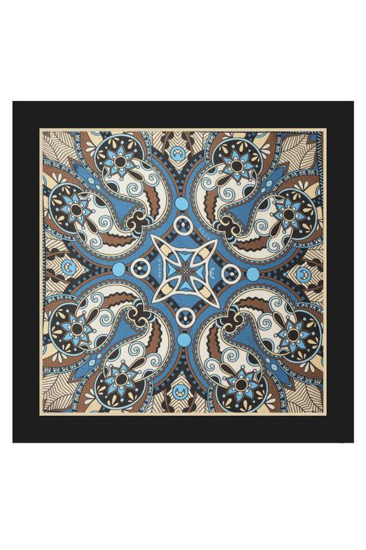 Azure Sultanate Pocket Square