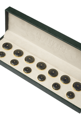 Midnight Lattice Medallion Button Set ( Set 7 big and 6 small )
